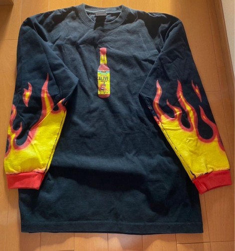 VETEMENTS Black Hot Sauce Longsleeve T-Shirt / Sweatshirt Gr. L Unisex - Bild 1 von 5