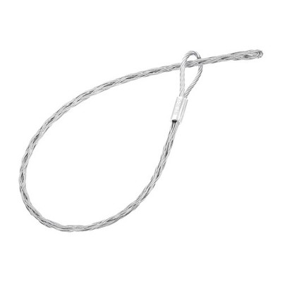 Cable Pulling Socks Grip 3.2Ft Wire Mesh Puller Socks Grip Anti-Slip Silver