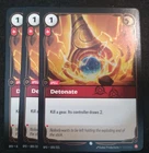 3X-DETONATE 005/221 RIFTBOUND - SPIRITFORGED FOIL ENGLISH CARD