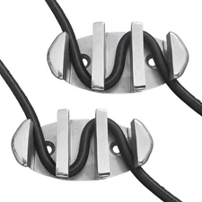 2 Pcs Zig Zag Cleat Canoe Kayak 316 Stainless Steel Zig Zag CleatsMarine Boat