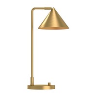 Schreibtischlampe Metall E27 Verstellbar 51 Cm In Gold Dimmbar Tischleuchte