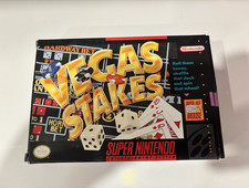 Nintendo Vegas Stakes SNES Game Cartridge w/ Box Manual NTSC-U/C (US/Canada)