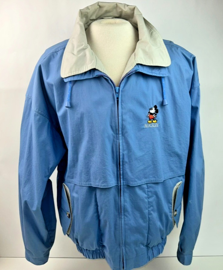 Vintage Disney Originals Mickey Jacket XL  Parks Exclusive Full Zip Pockets image 3