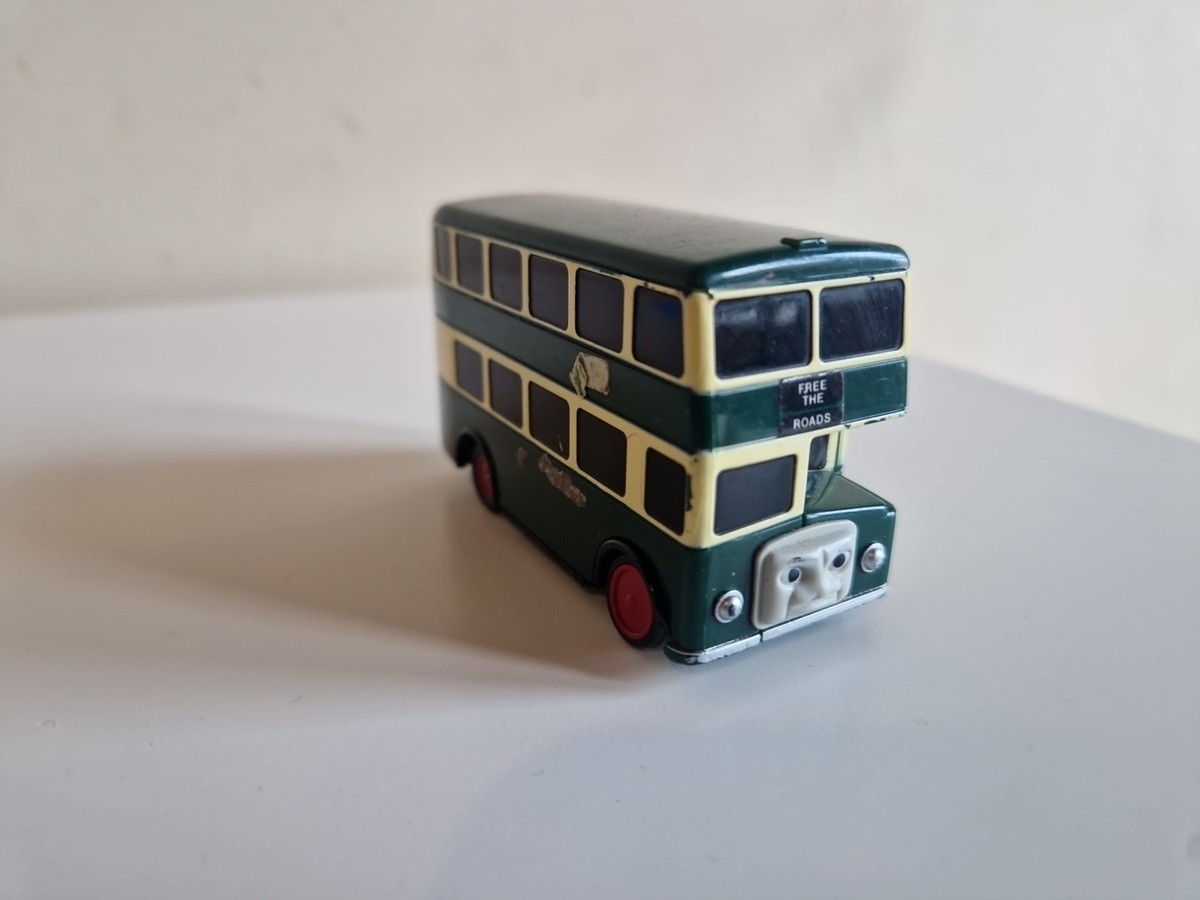 Bulgy (green) Tomy Thomas Trackmaster Motorised Engine Bus Road Rail 1995