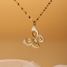 Butterfly Pendant Necklace