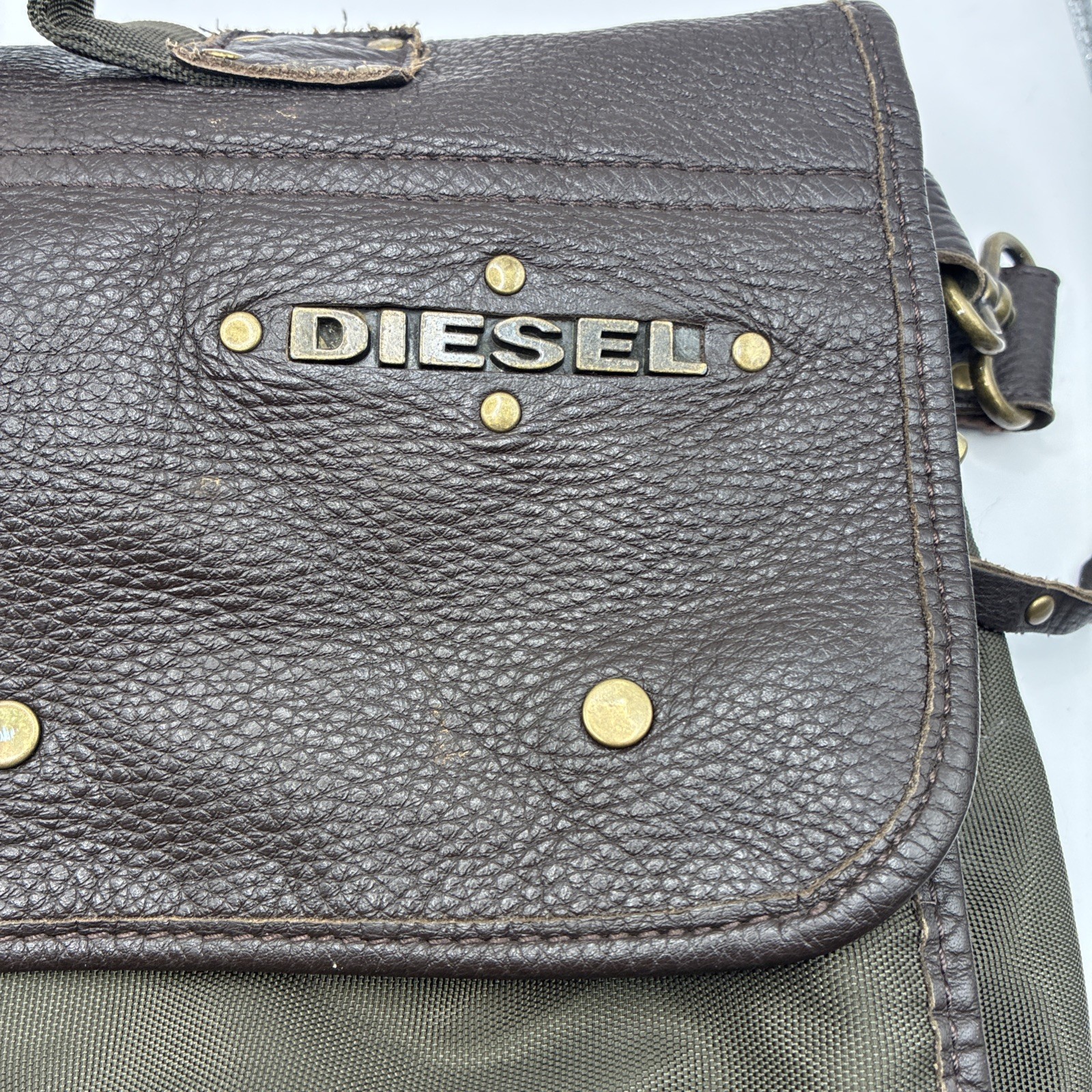 Vintage Diesel Messenger Bag Y2K Archive Utility Tech… - Gem