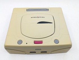 Sega Saturn White HST-3220 NTSC-J Tested w/ Controller + THE KING OF FIGHTERS 95