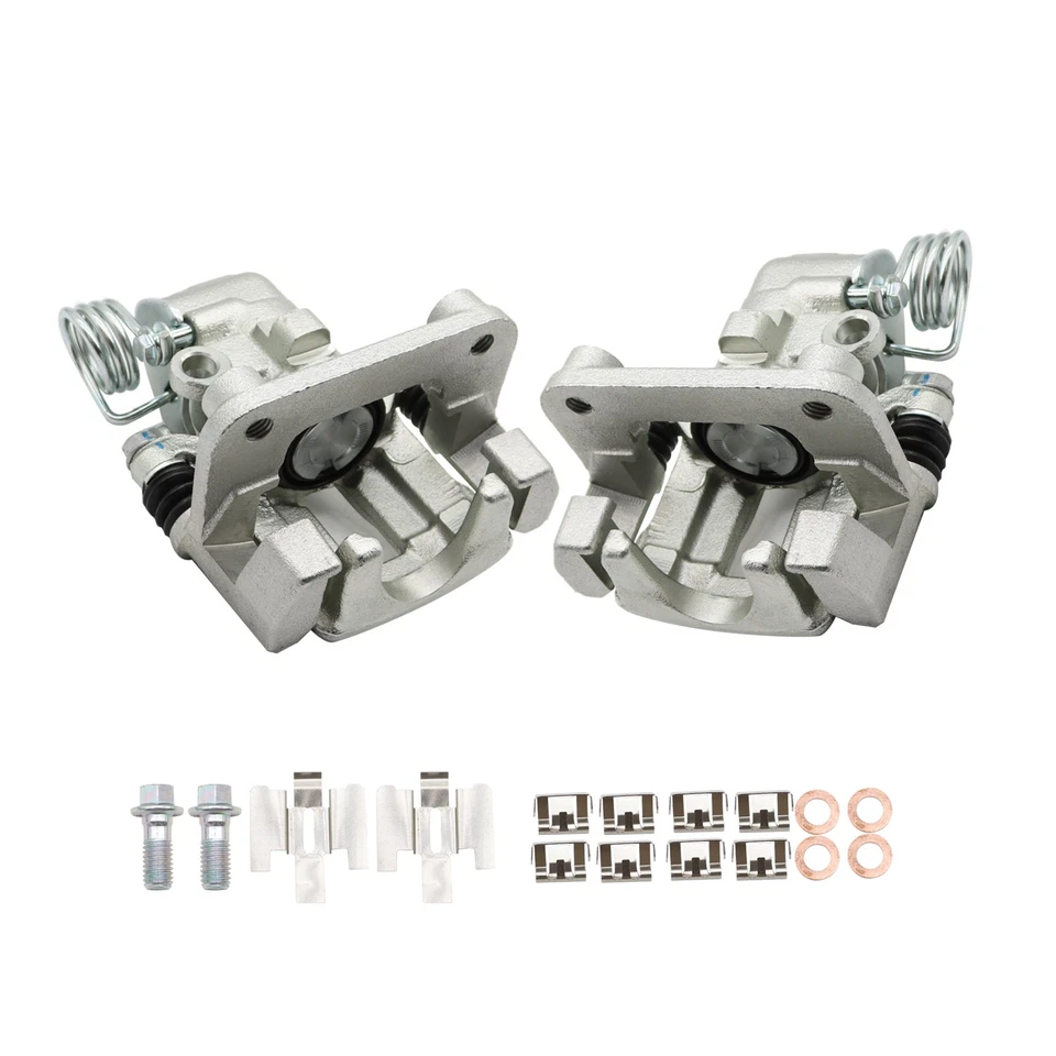 For 1999-2004 Ford Mustang Set of 2 Rear Brake Calipers w/ Bracket Left & Right Foto 3 de 4