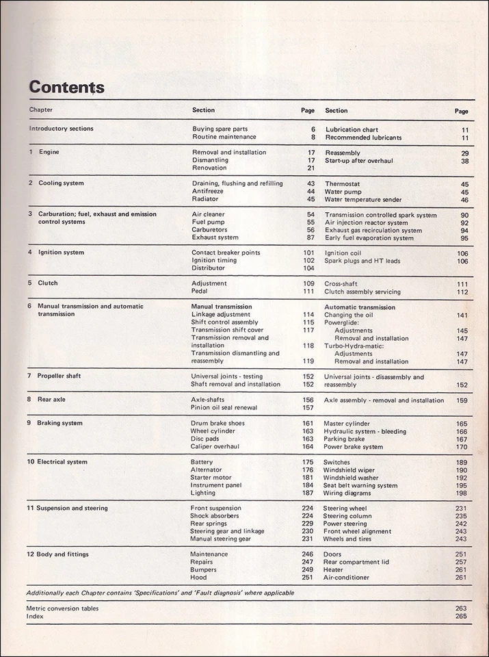 1969-1975 Chevrolet Nova V8 Haynes Owners Workshop Manual 262 307 350 396 Repair - Image 4 of 4