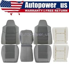 Replacement For 2003-2007 Ford F250 F350 Super Duty Cloth Seat Cover Gray Foam Replacement For 2003-2007 Ford F250 F350 Super Duty Cloth Seat Cover Gray Foam
