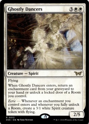 MTG Ghostly Dancers Normal NM Duskmourn: House of Horror Magic 13