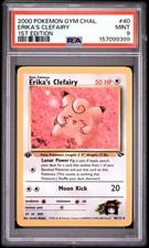 2000 Pokemon Gym Challenge #40 Erika'S Clefairy 1st Edition PSA 9 on eBay