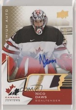 2020 Team Canada Juniors Men's U-20 Autos /199 Nicolas Daws #23 Patch Auto 08mb