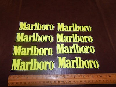 (8) MARLBORO TOBACCO STICKERS
