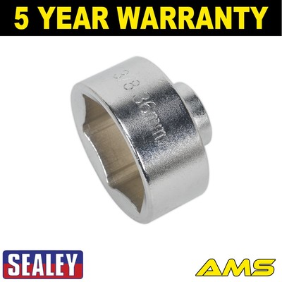 Sealey Low Profile Ölfilter Nuss 3/8'' Vierkantantrieb 36mm SX114