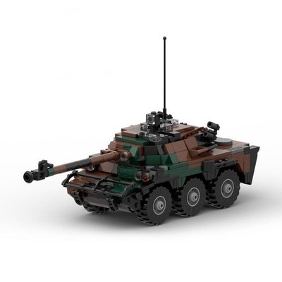 Compatible AMX-10RC Wheeled Scout Vehicle 634 Pieces Building Toys Set