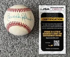 BROOKS ROBINSON AUTOGRAPH RAWLINGS OAL BASEBALL JSA COA BALTIMORE ORIOLES