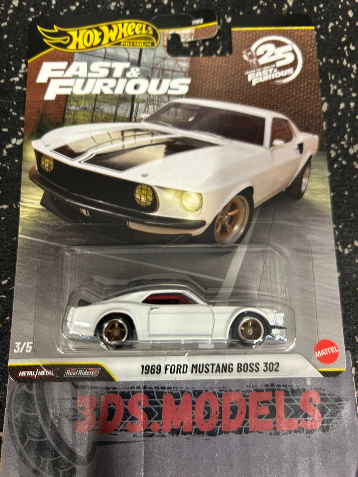 PREMIUM HOT WHEELS 1:64 FAST & FURIOUS 1969 FORD MUSTANG BOSS *COMBINE POSTAGE*