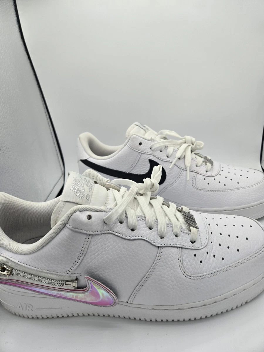 Nike Air Force 1 '07 Premium Zip Swoosh - White for Sale