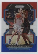 2021-22 Panini Prizm Red White & Blue Prizm Aleksej Pokusevski #225 12ka
