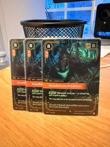3x Riftbound Origins Deadbloom Predator Epic Foil 161/298 NM | eBay