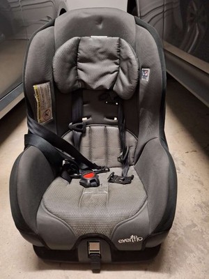 car safety seats, black, used