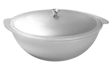 Cast Aluminum Kazan Cauldron 12.7-qt 12L with Lid – Asian Cooking Pot Heavy Duty