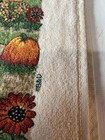2 Vintage Fall  Kitchen Towels Thanksgiving Autumn Harvest, Pumpkins Cotton — photo 3