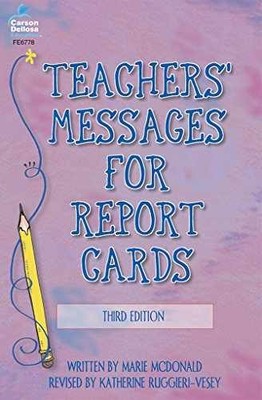 Teachers' Messages for - Paperback, by Mcdonald Marie; Ruggieri - Acceptable w
