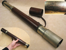WW2 Ottway Royal Navy Officer of the Watch naval telescope Pattern 373