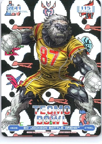 Bo Jackson Battle Arena Tecmo Bowl Yeti Helmet Parallel SP Travis Kelce
