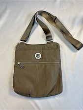 Baggallini Olive Green Crossbody Bag with Sil...