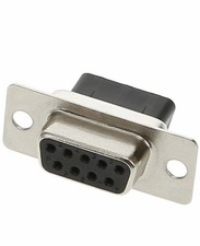 5 Pack of DB9 Female Crimp Pin Connector