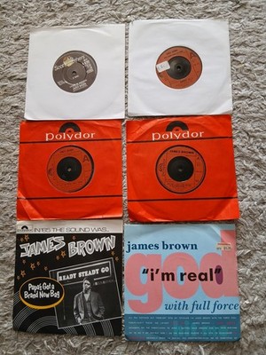 James Brown  6  7'' Singles - Living In America, Get Up Offa That Thing