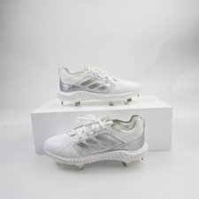 adidas Softball Cleat Women's White Used Multiple Sizes