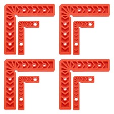 8Pcs Corner Clamp 90 Degree Right 3/6 Inch Angle Clamp Set, Orange