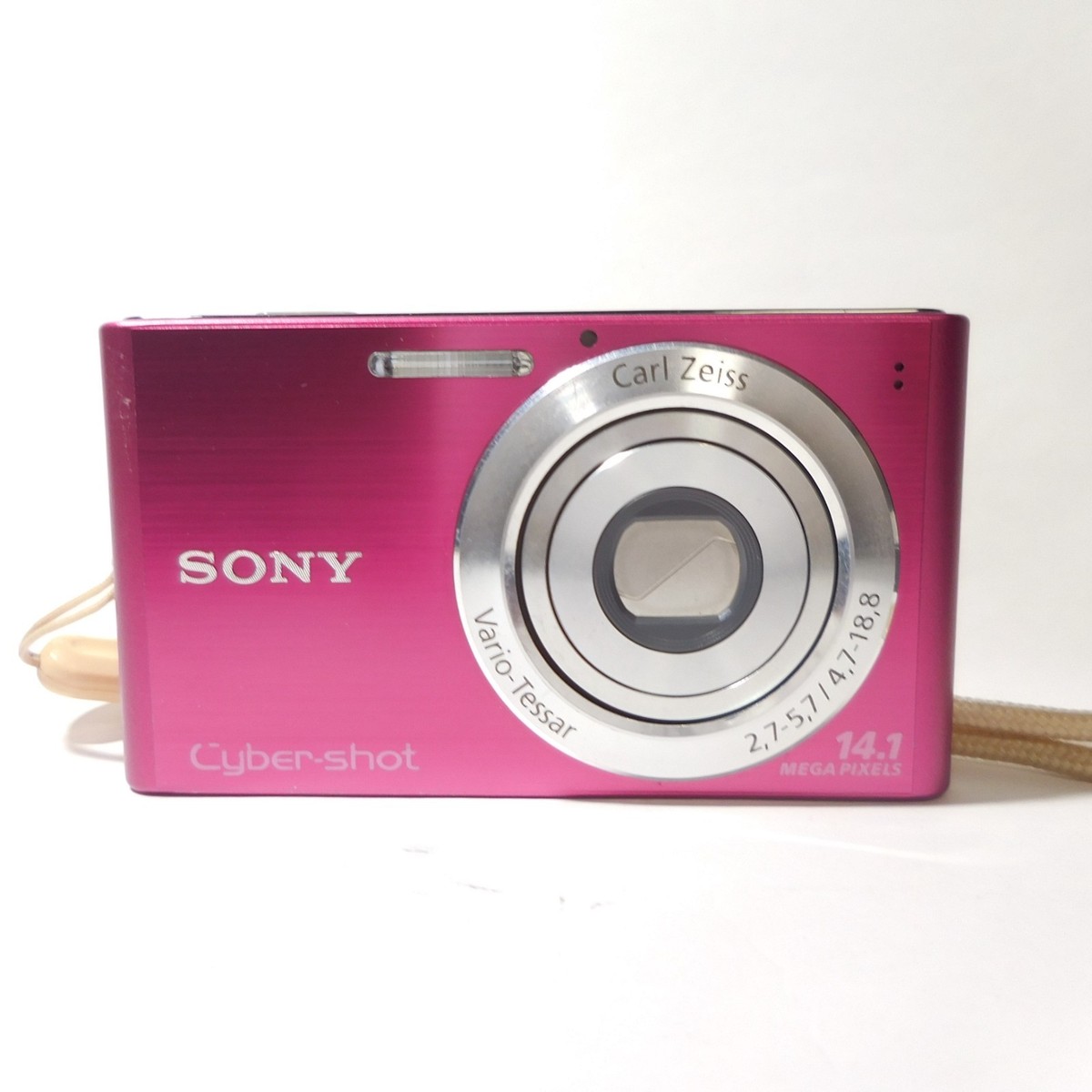 SONY Cyber-shot DSC-W320 Pink Digital Camera w/Battery Charger SD