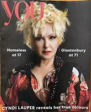 Cyndi Lauper Interview YOU Magazine Cover Glastonbury Daily Mail 30 June 2024