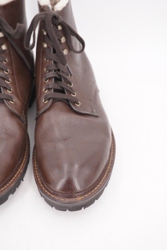 $495 | BOTA DERBY ALLEN EDMONDS HIGGINS MILL 13 D MARRÓN GRANO ESCOCÉS PIEL DE OVEJA - Imagen 7 de 20