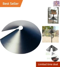 Squirrel Baffle Steel 18-Inch Heavy Duty Pole Mount Raccoon Resistant Outdoor