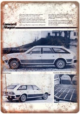 1980 American Motors Corporation AMC Vintage Ad Retro Look Metal Sign A12576