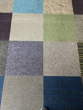 BOX OF 20 RANDOM PATCHWORK CARPET TILES 50 x 50cm Commercial Living Room Bedroom