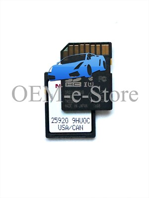 Genuine Navigation GPS Memory SD Card U.S Map 25920-9HU0C Fit Some 2018 Altima