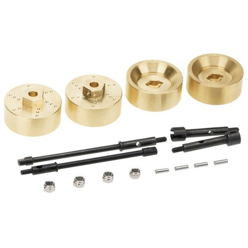 6mm 1/24 RC Car Brass Widened Wheel Hub Counterweight Kit For Axial SCX24 90081 - Picture 6 of 21