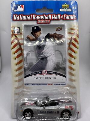 Catfish Hunter New York Yankees National Hall Of Fame Series Corvette Toy