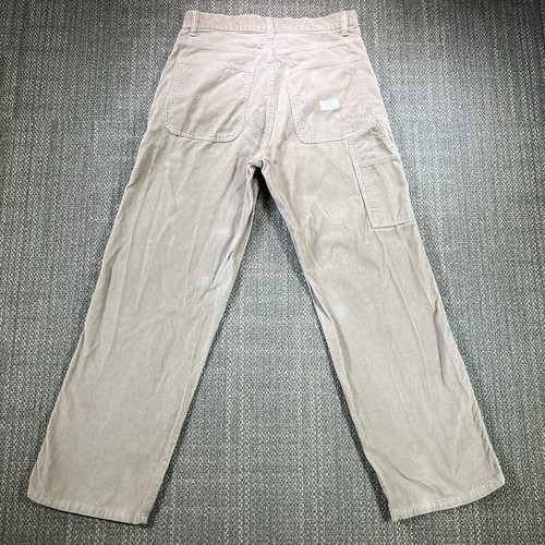 VTG Y2K Gap Pants Mens 30x30 Beige Loose Baggy Corduroy Carpenter Skater Grunge - Picture 2 of 24