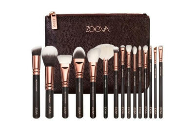 ZOEVA Rose Golden 15 Piece Vol. 1 Complete Brush Set wt Brush Bag NEW