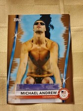 Michael Andrew 2020 Topps U.S. OLYMPIC TEAM Bronze Parallel USA Swimming 2021