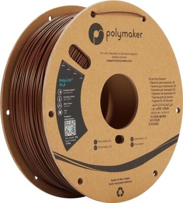 PLA Filament Galaxy Dark Red 1,75mm 1kg Polymaker PolyLite 3D Druck