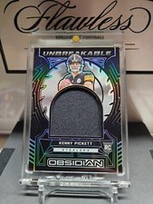 2022 Panini Obsidian RC Unbreakable Materials Rookie Relic Kenny Pickett #UM-KPI